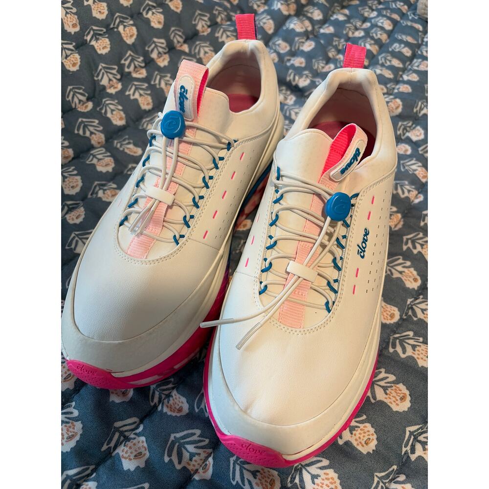Clove Forte 2 White Pink Marble Women's 10.5 Men's 9 NWOB Limited Edition - Picture 8 of 12